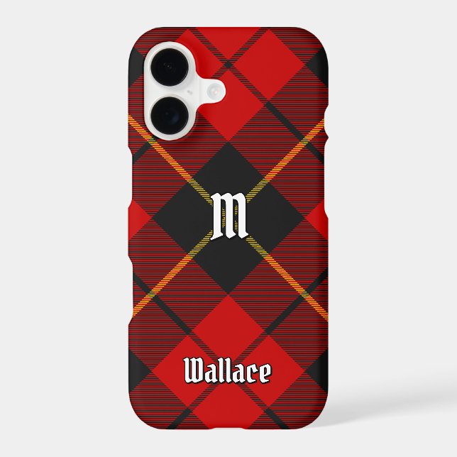 Clan Wallace Tartan Coque-Mate coque iphone (Verso)