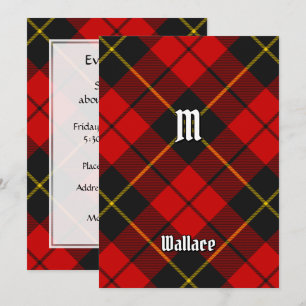 Clan Wallace Tartan Invitation