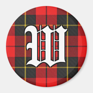 Clan Wallace Tartan Plaid Accents Magnet