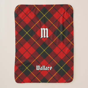 Clan Wallace Tartan Sherpa Blanket