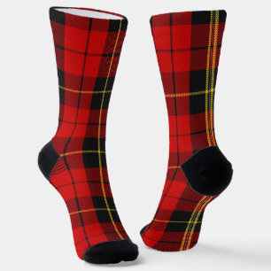 Clan Wallace Tartan  Socks