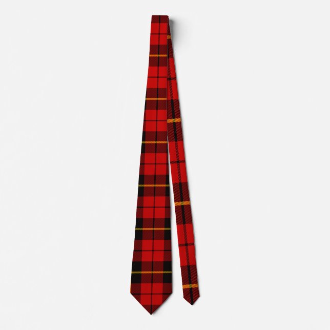 Clan Wallace Tartan Tie (Front)