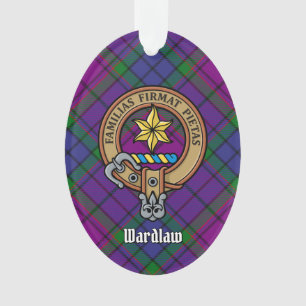 Clan Wardlaw Crest sur Tartan