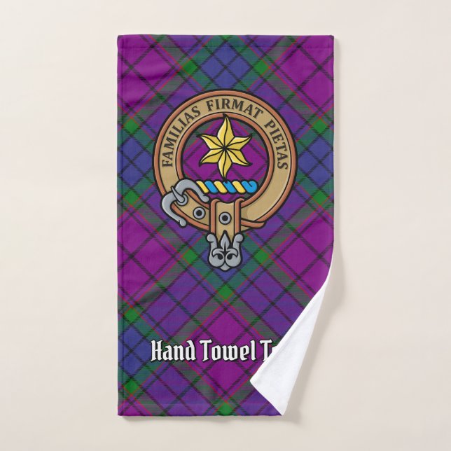 Clan Wardlaw sur Tartan (Serviette à main)