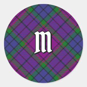 Clan Wardlaw Tartan Classic Round Sticker