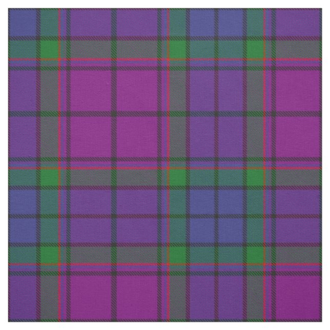 Clan Wardlaw Tartan Fabric (Swatch)