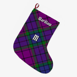 Clan Wardlaw Tartan Large Christmas Stocking