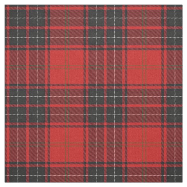 Clan Wemyss Scottish Tartan Plaid Fabric (Swatch)
