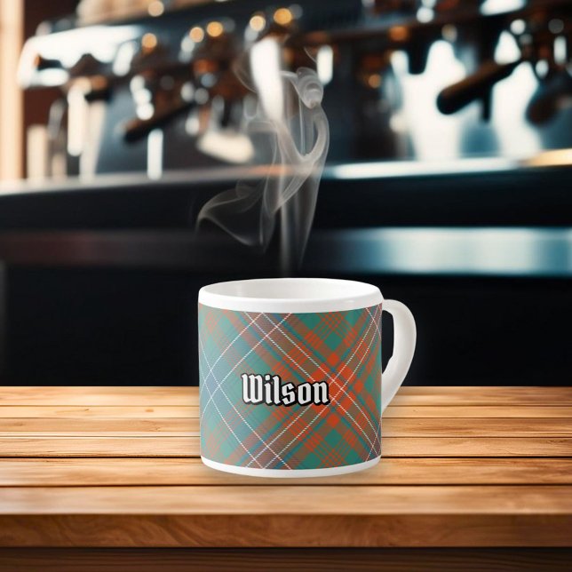 Clan Wilson Ancient Tartan Espresso Cup (Creator Uploaded)