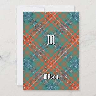 Clan Wilson Ancient Tartan Invitation