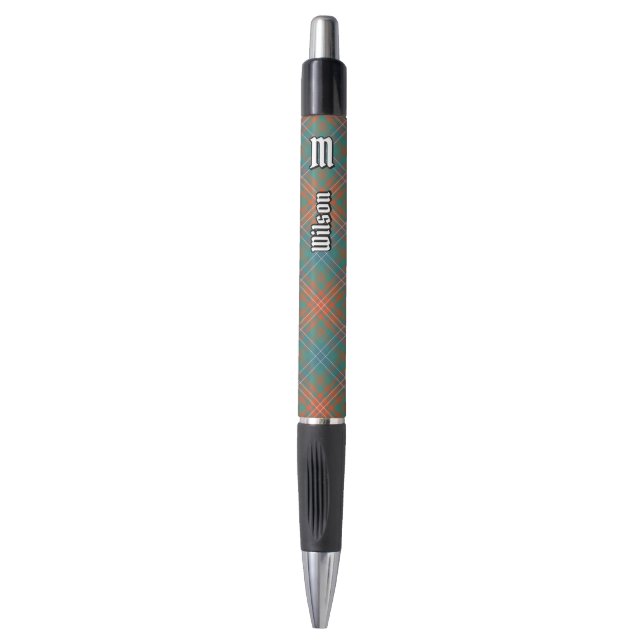 Clan Wilson Ancient Tartan Pen (Front Vertical)