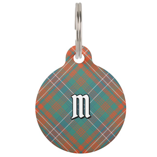 Clan Wilson Ancient Tartan Pet Tag (Front)