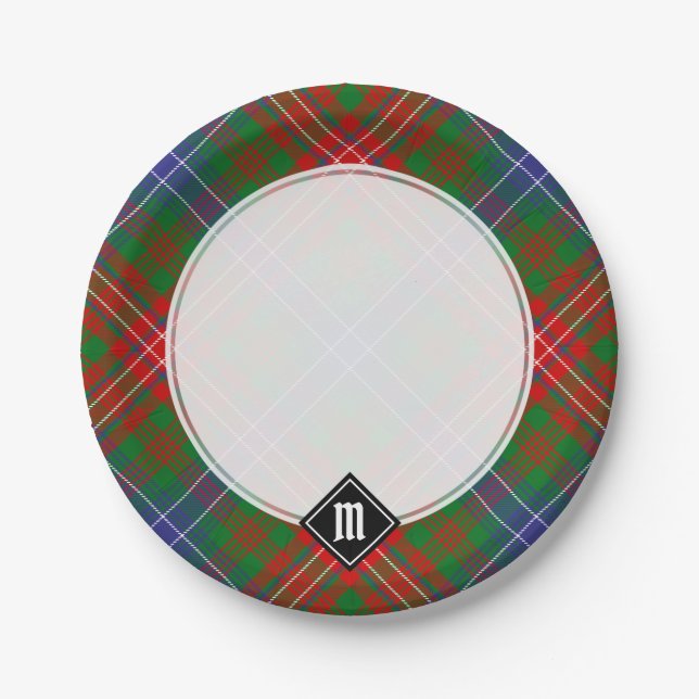 Clan Wilson Modern Tartan Paper Plate (Front)