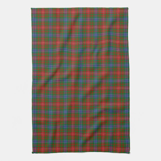 Clan Wilson Tartan Kitchen Towel (Vertical)