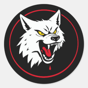 Clan Wolf Dragoons battletech clan Classic Round Sticker