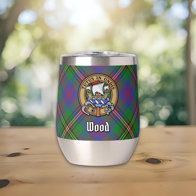 Clan Wood Crest sur Tartan (Créateur téléchargé)