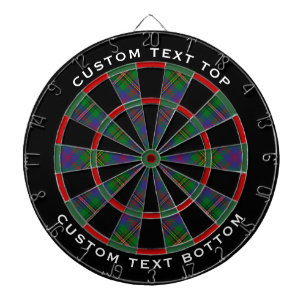 Clan Wood Tartan Dartboard