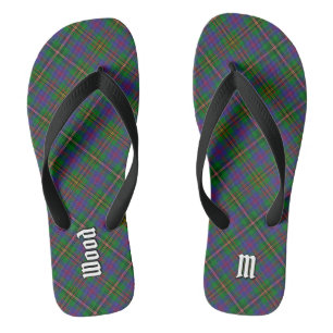 Clan Wood Tartan Flip Flops