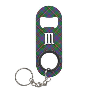 Clan Wood Tartan Keychain Bottle Opener