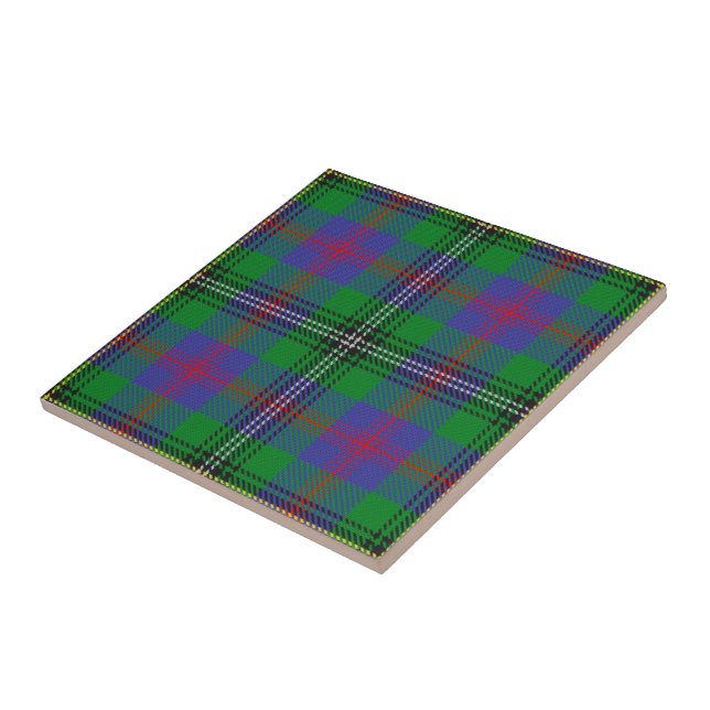 Clan Wood Tartan  Tile (Side)