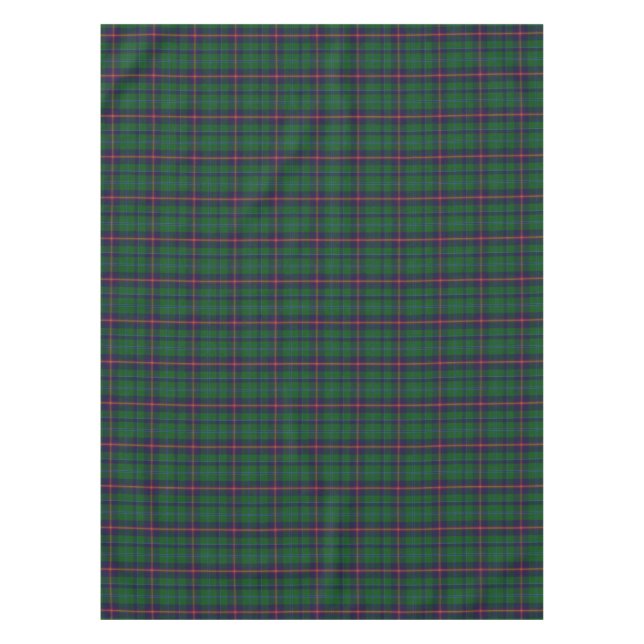 Clan Young Tartan Plaid Table Cloth (Front)