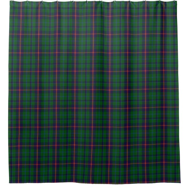 Clan Young Tartan Shower Curtain (Front)