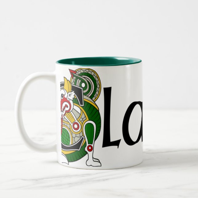 Clancy Celtic Dragon Mug (Left)