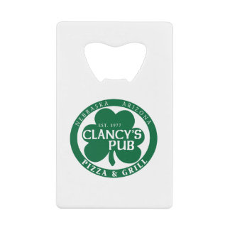 Clancy's Merch Credit Card Bottle Opener