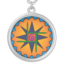 Clann Bhride Collier plaqué argent Charme de 1,44 