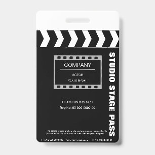 Clapboard Badge
