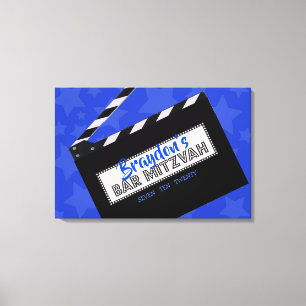 CLAPBOARD Bar Mitzvah Sign In Memory Board