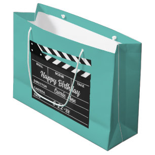 Clapboard de film personnalisé Aqua Grand sac cade