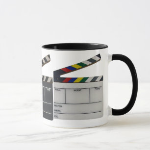 Clapboard movie filmmaker slate mug