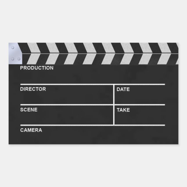 clapperboard cinema sticker (Front)
