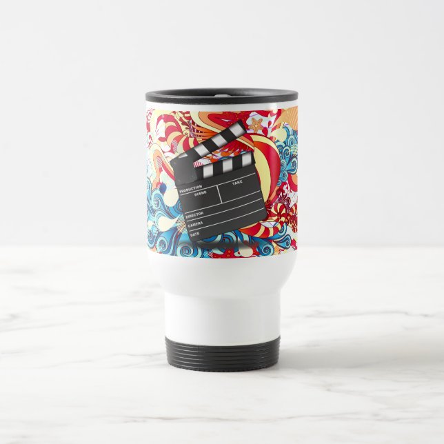 Clapperboard Travel Mug (Center)