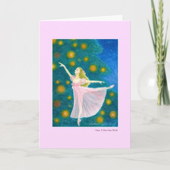 Clara Greeting Card (customizable) (Front)