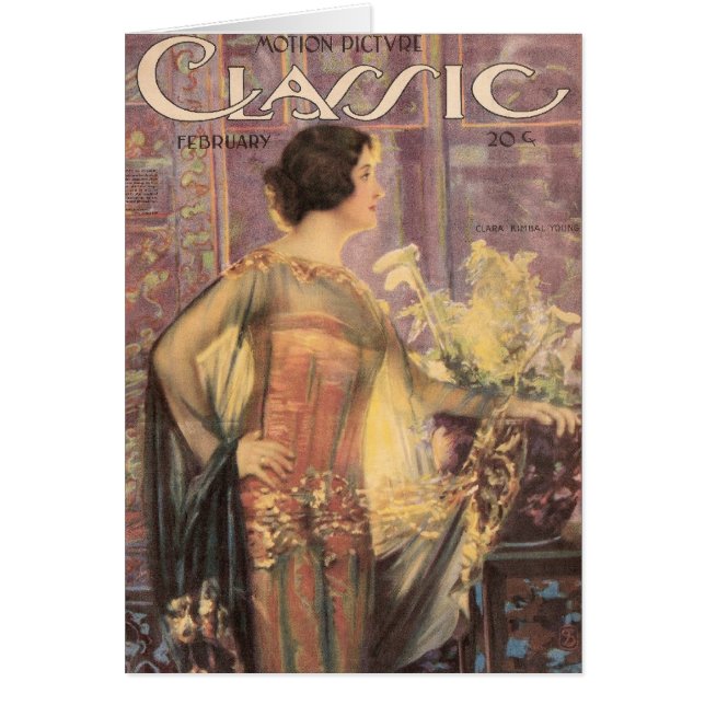 Clara Kimball Young vintage illustration (Front)