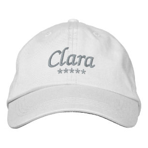 Clara Name Embroidered Hat