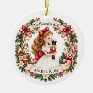 Clara Nutcracker Ornament Personalized Ballet