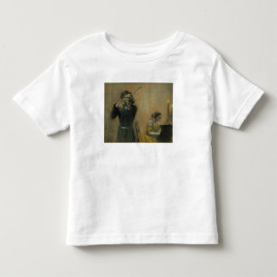 Clara Schumann (1819-96) and a Violinist, 1854 (pa Toddler T-shirt