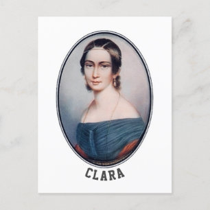 Clara Schumann (1838) Postcard