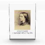 Clara Schumann Photo Block<br><div class="desc">A 19th century German Musician and composer, born in Leipzig. She was considered one of the most distinguished composers and pianists of the Romantic era. She exerted her influence over a 61-year concert career, which included changing piano recitals. She was married to composer Robert Schumann, and the mother of eight....</div>