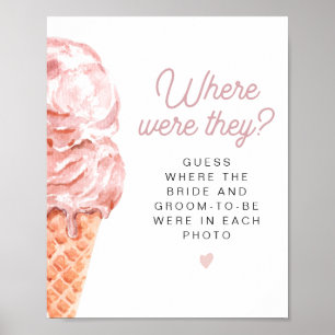 CLARA Scooped Up Bridal Shower Where Were They Poster