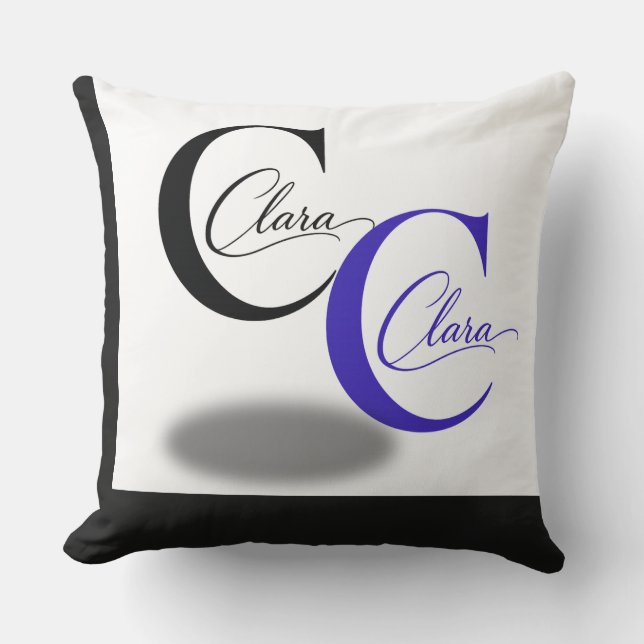 Clara Throw Pillow (Front)