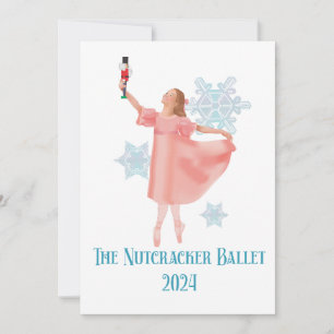 Clara with Nutcracker 2024 Invitation