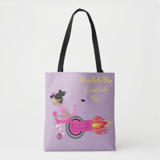 ClaraBelle Blue Perfect Tote - Lavender Dreams Bag