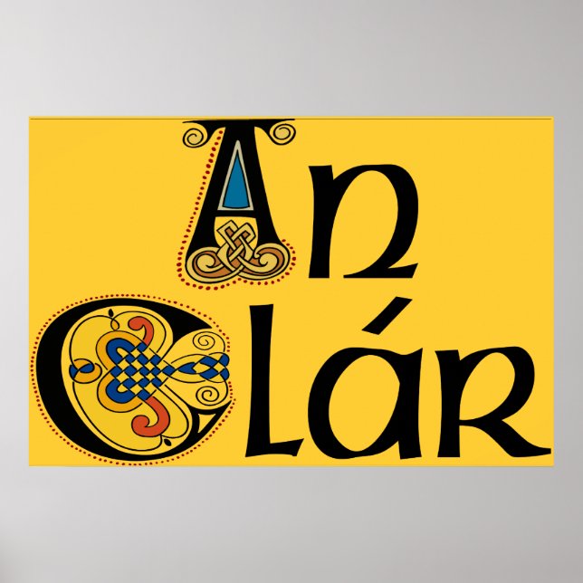 Clare (Gaelic) Print (Front)