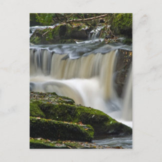 clare glens waterfall postcard