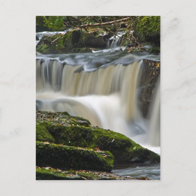 clare glens waterfall postcard (Front)