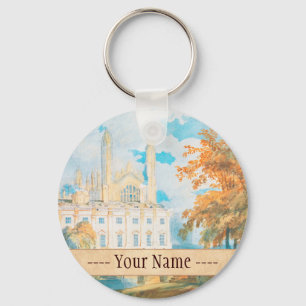 Clare Hall and King’s College Chapel, Cambridge, Keychain